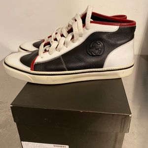 Gucci Navy Hightop
